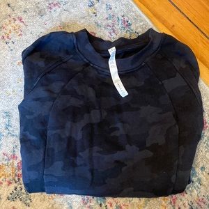 Lululemon Camo scuba Crewneck